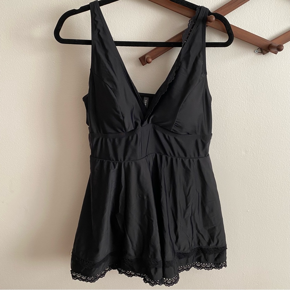 Torrid Black Swim Dress EUC Sz 1